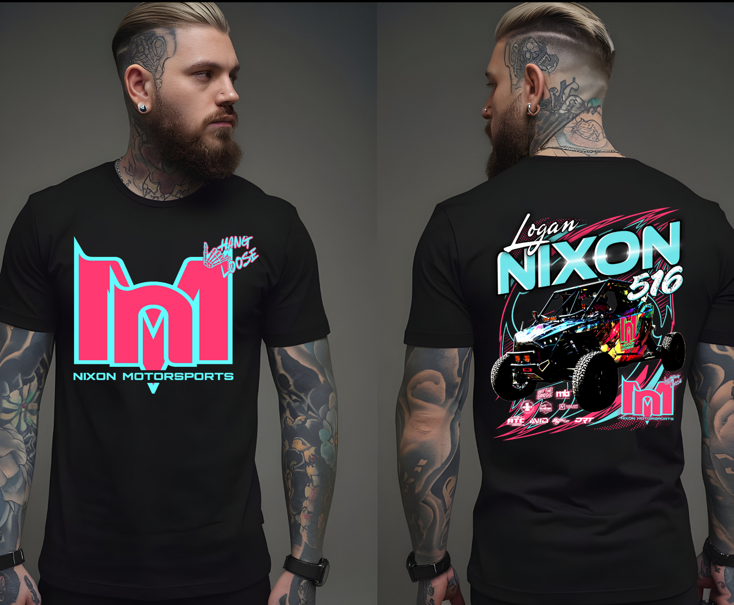 Black Racing T-Shirt