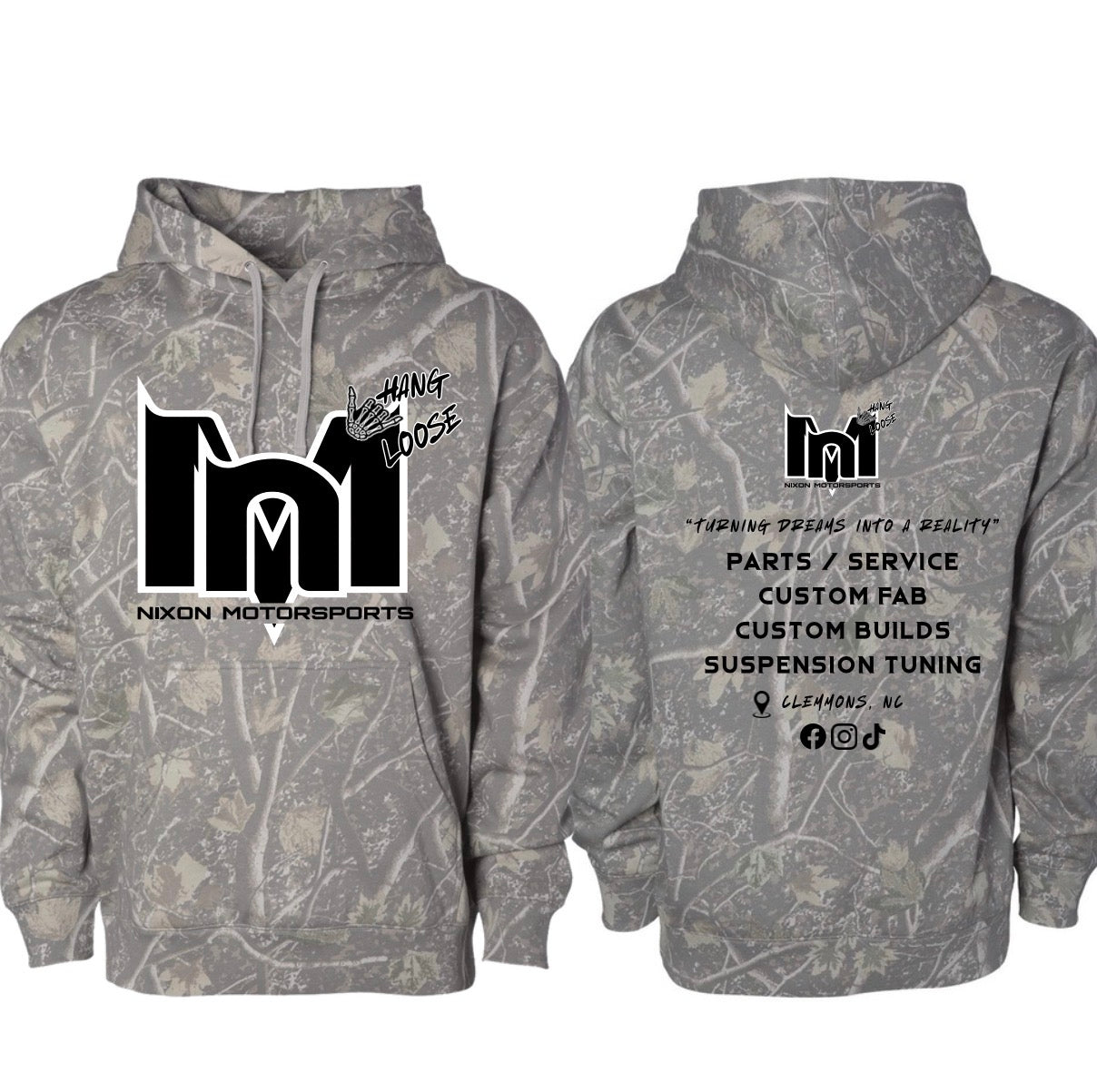 Deadwood camo hoodie