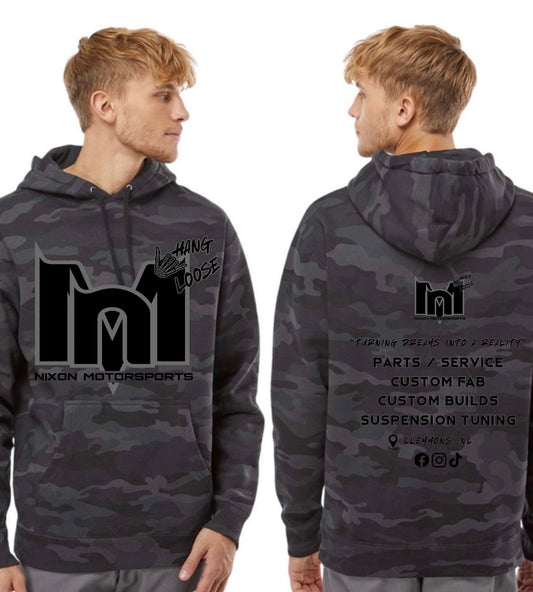 Black duck camo hoodie