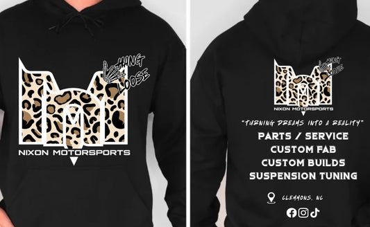 Black cheetah hoodie