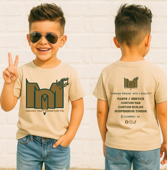 Kids golden ticket sand tshirt