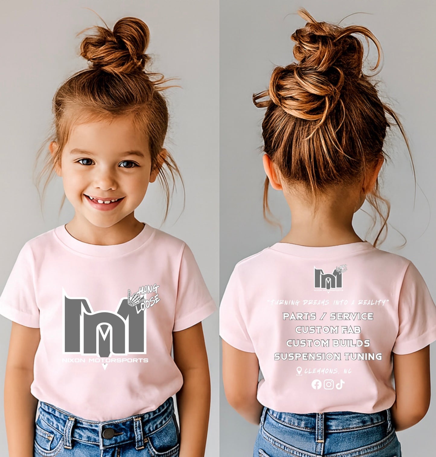 Kids light pink tshirt